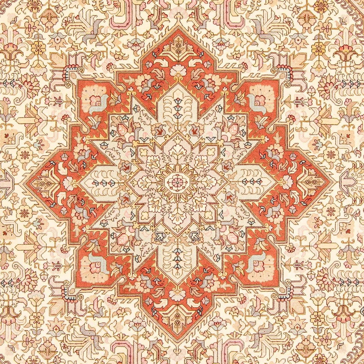 Persisk matta - Tabriz - Royal - 305 x 207 cm - beige