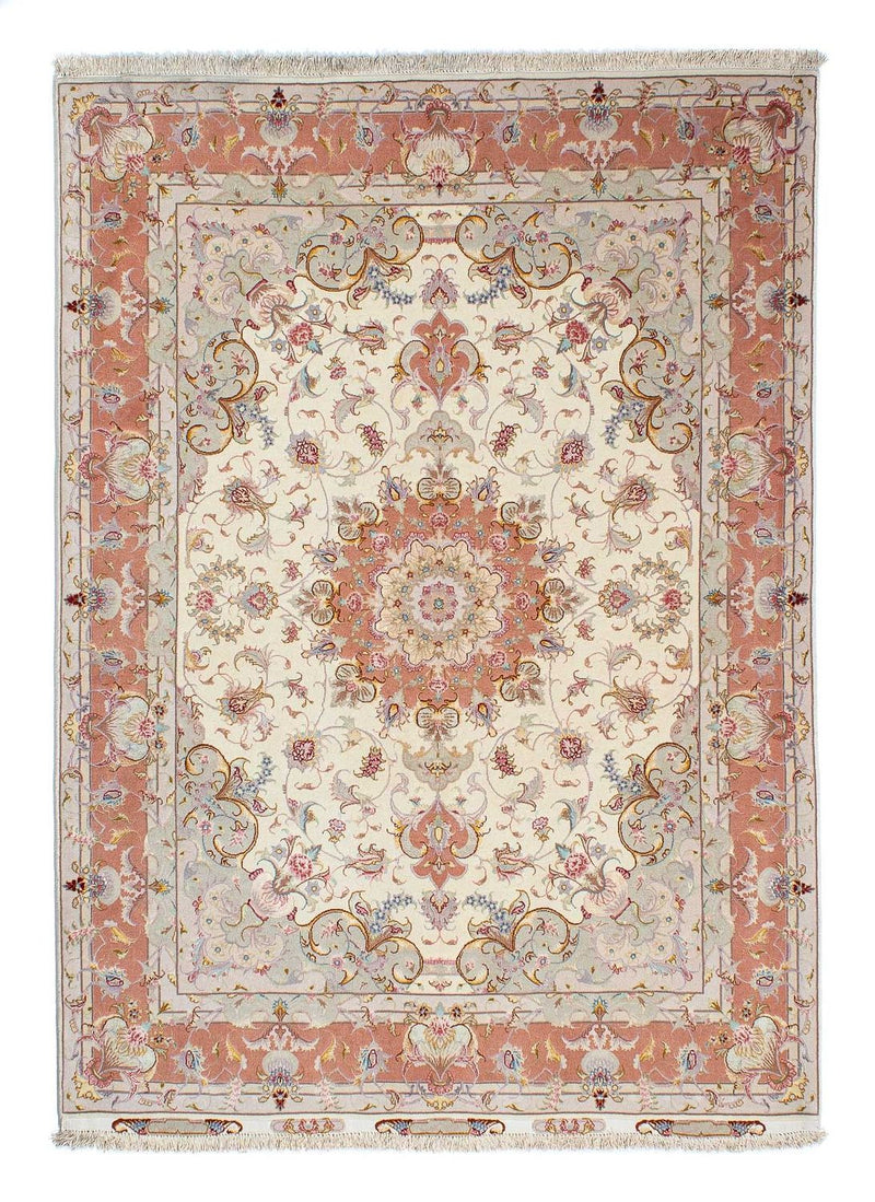 Persisk matta - Tabriz - Royal - 205 x 152 cm - beige