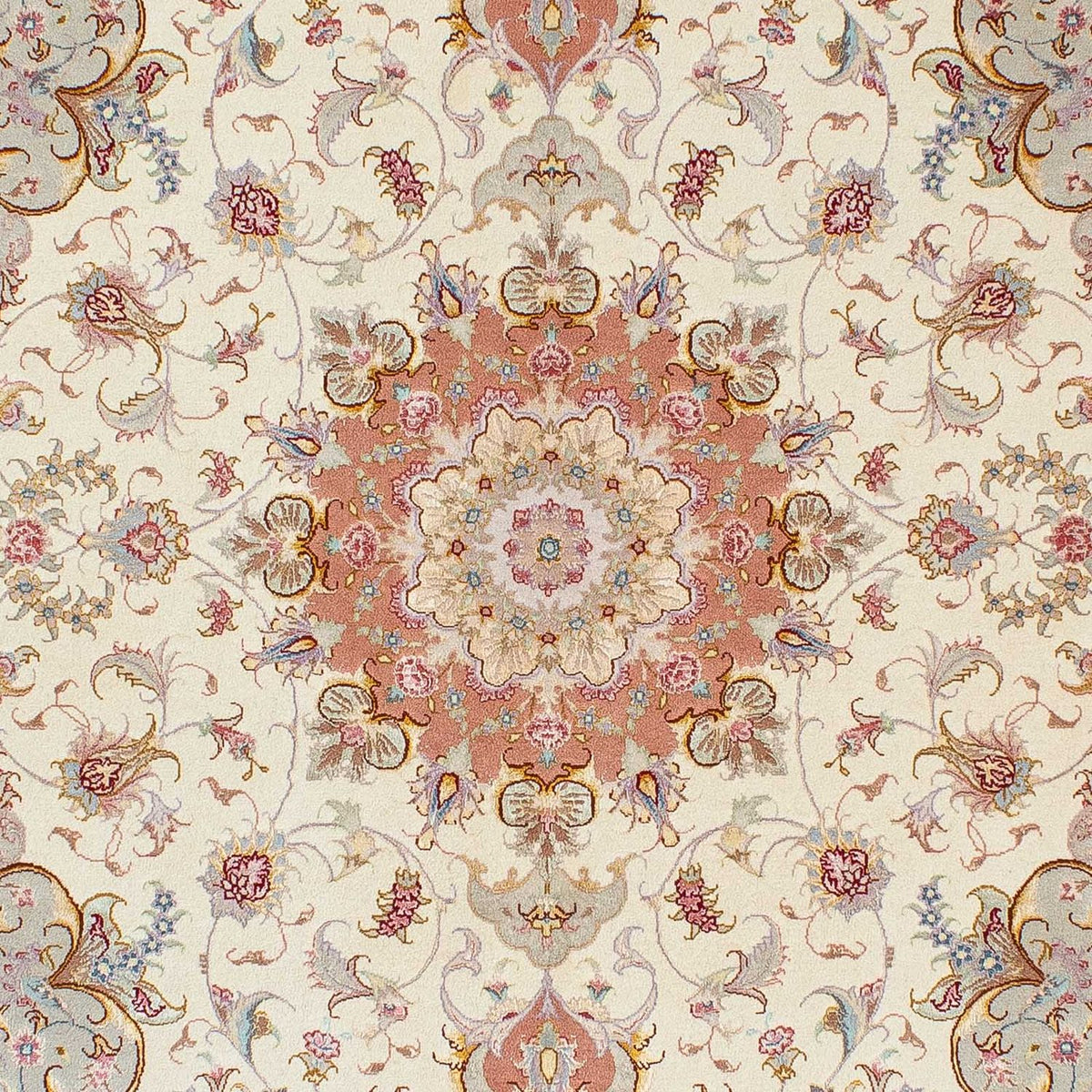 Persisk matta - Tabriz - Royal - 205 x 152 cm - beige