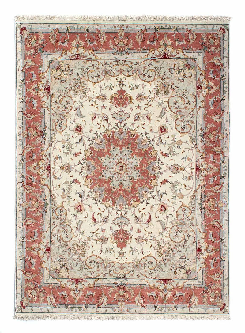 Persisk matta - Tabriz - Royal - 202 x 151 cm - beige