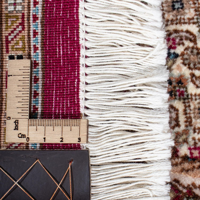 Persisk matta - Tabriz - 323 x 204 cm - mörkröd