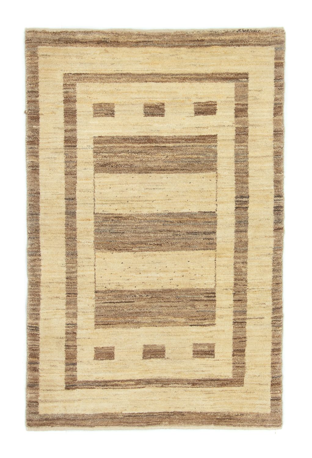 Gabbeh-matta - persisk - 153 x 96 cm - beige