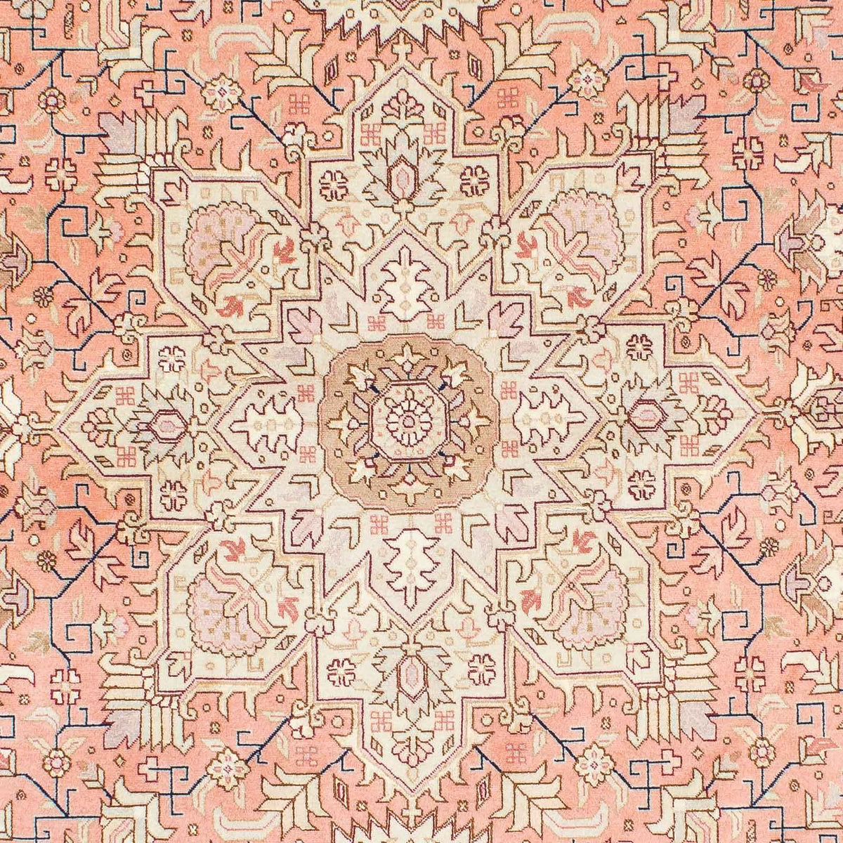 Persisk matta - Tabriz - Royal - 210 x 152 cm - beige