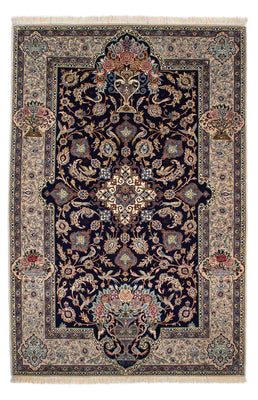 Persisk matta - Isfahan - Premium - 235 x 160 cm - mörkblå
