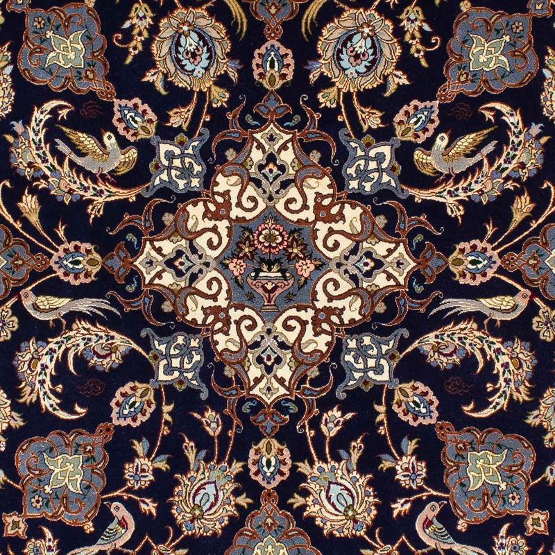 Persisk matta - Isfahan - Premium - 235 x 160 cm - mörkblå