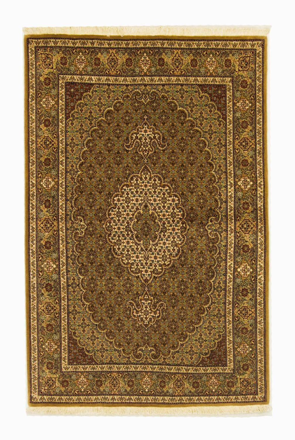 Persisk matta - Tabriz - Royal - 154 x 103 cm - brun