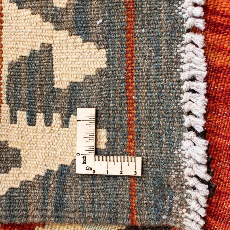 Kelim Carpet - orientalisk matta - 198 x 152 cm - röd