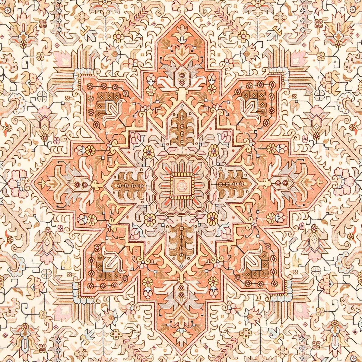 Persisk matta - Tabriz - Royal - 305 x 202 cm - beige