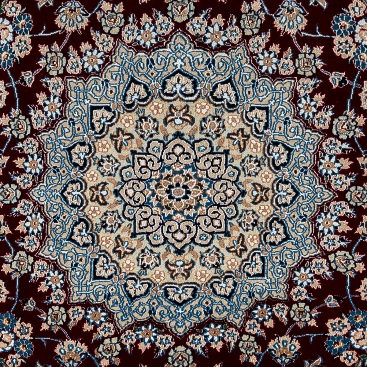 Persisk matta - Nain - Royal - 337 x 240 cm - mörkröd