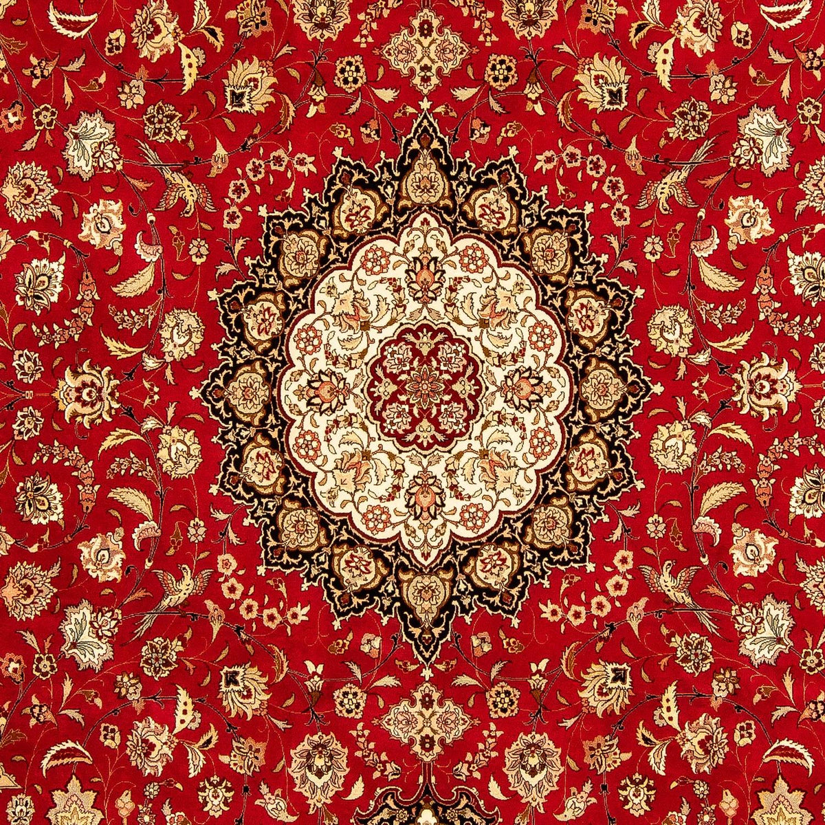 Persisk matta - Tabriz - Royal - 350 x 253 cm - röd
