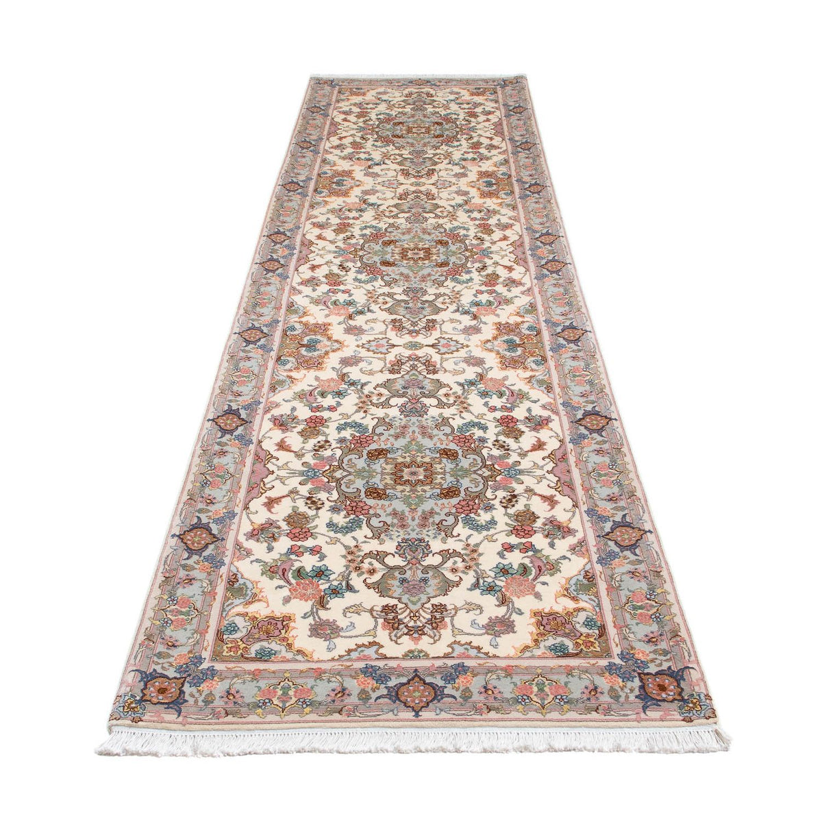 Runner Persisk matta - Tabriz - Royal - 356 x 90 cm - beige