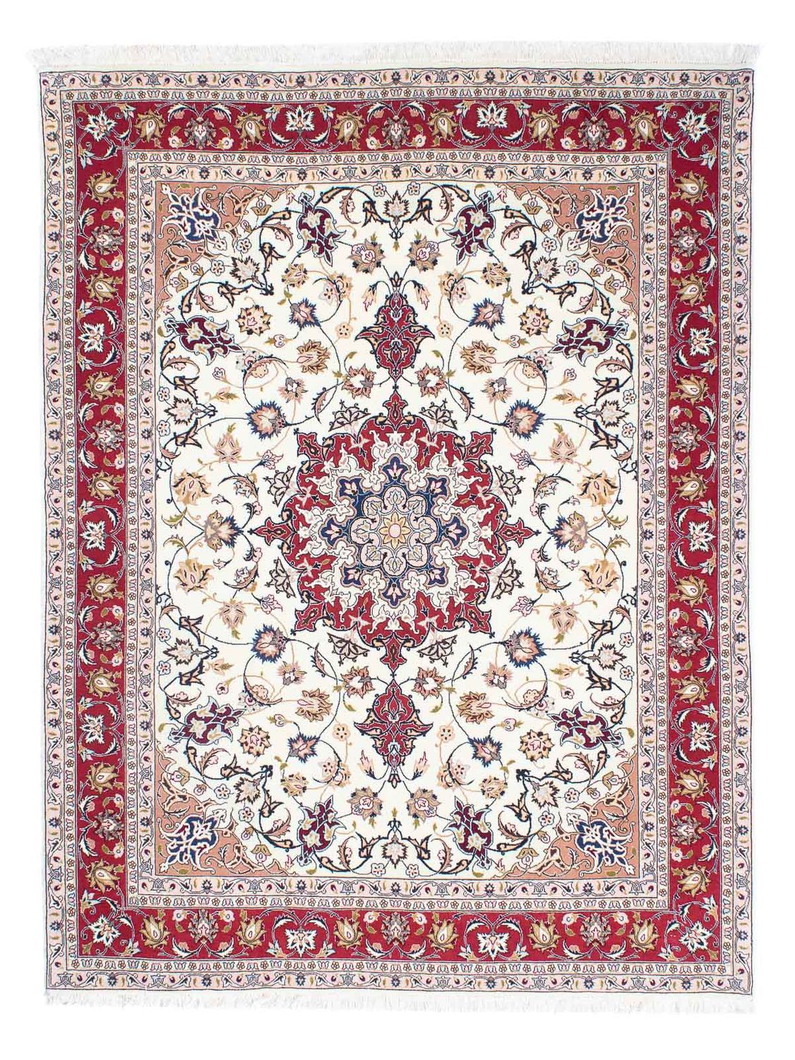 Persisk matta - Tabriz - Royal - 197 x 151 cm - beige