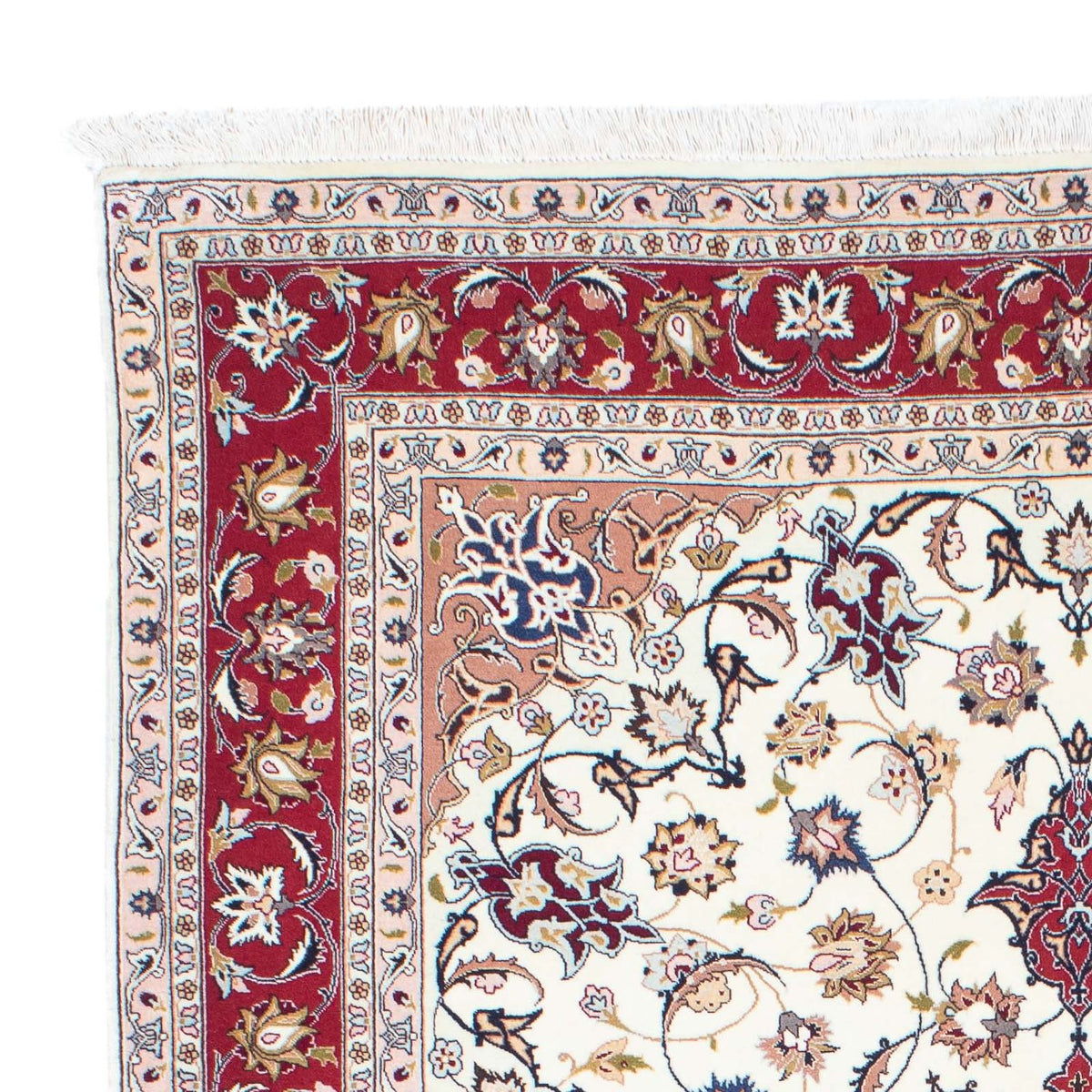 Persisk matta - Tabriz - Royal - 197 x 151 cm - beige