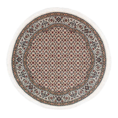 Persisk matta - Tabriz - Royal runt  - 151 x 151 cm - beige