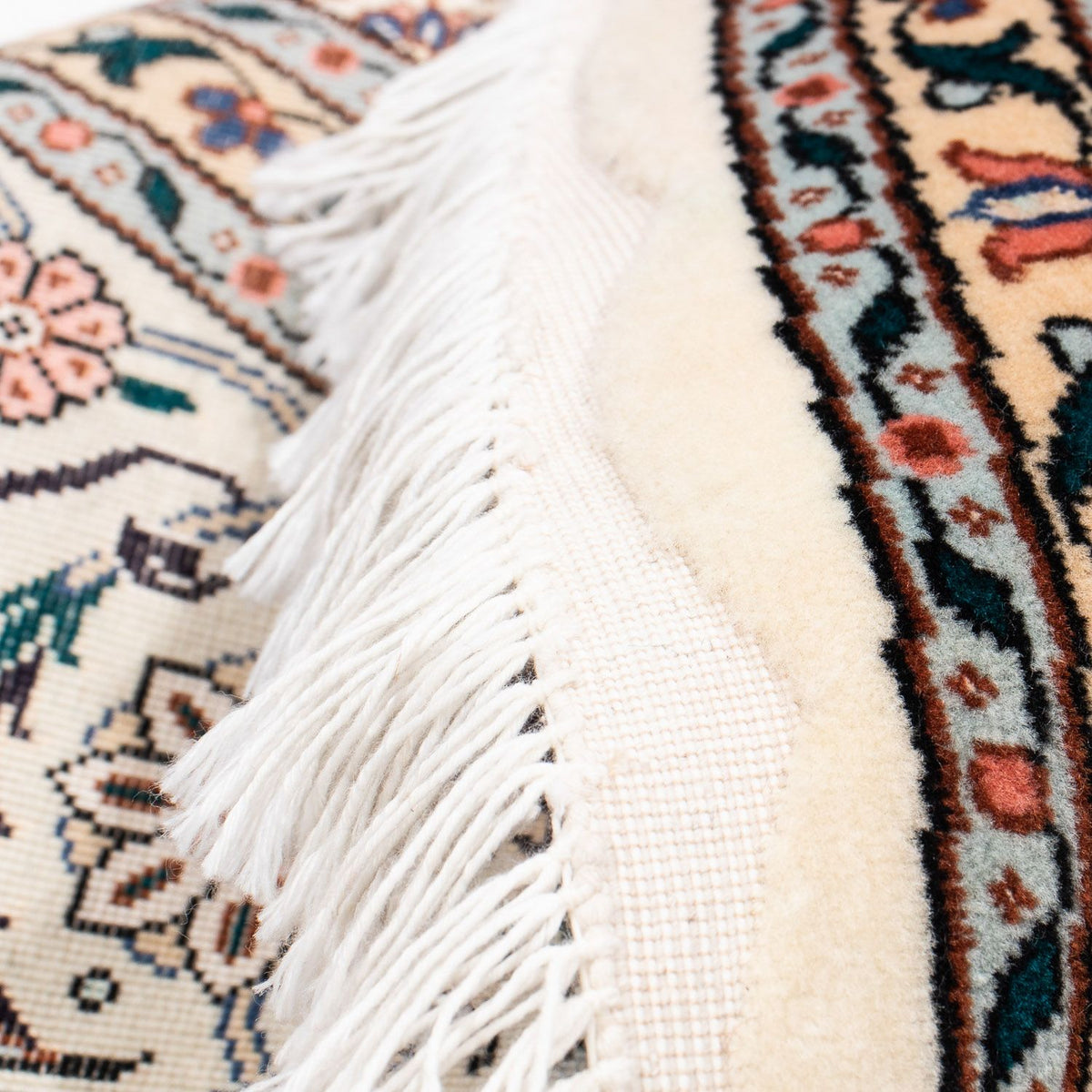 Persisk matta - Tabriz - Royal runt  - 151 x 151 cm - beige