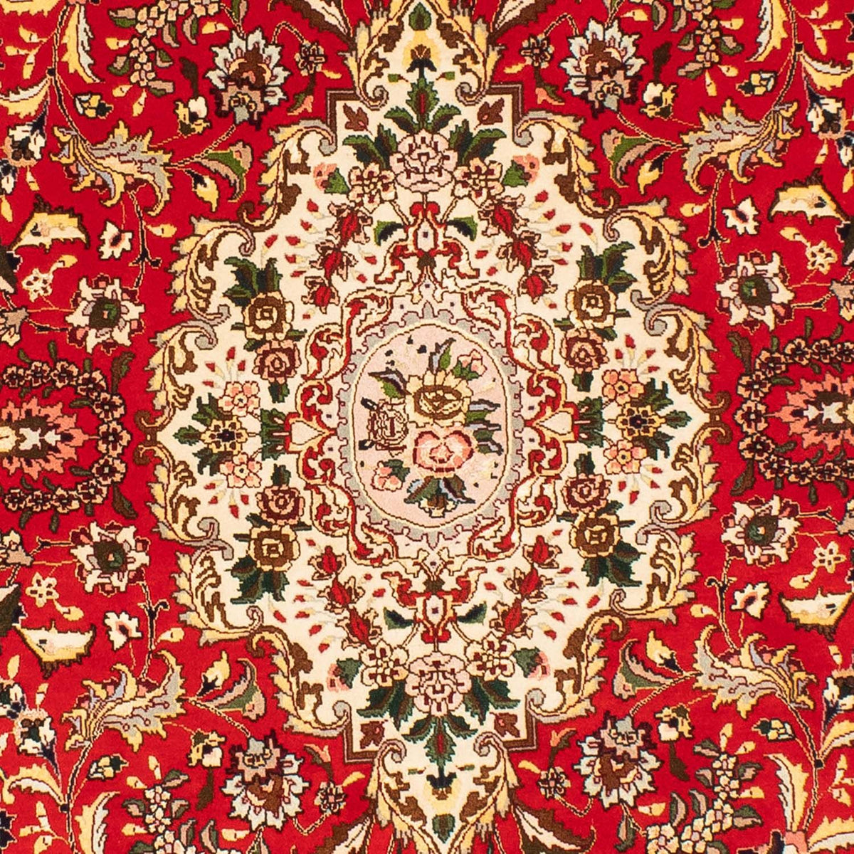 Persisk matta - Tabriz - Royal oval  - 200 x 130 cm - röd