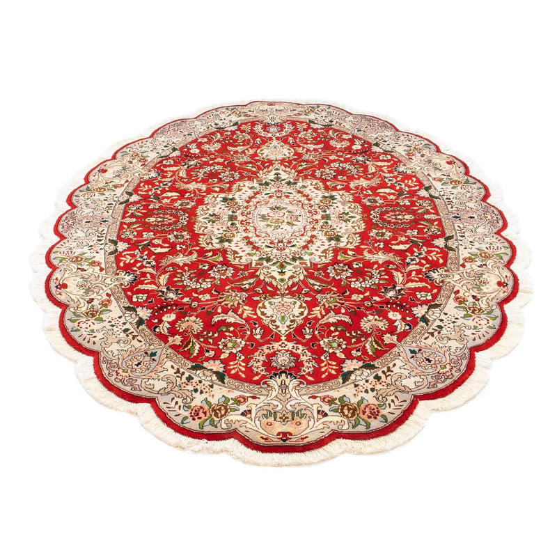 Persisk matta - Tabriz - Royal oval  - 200 x 130 cm - röd