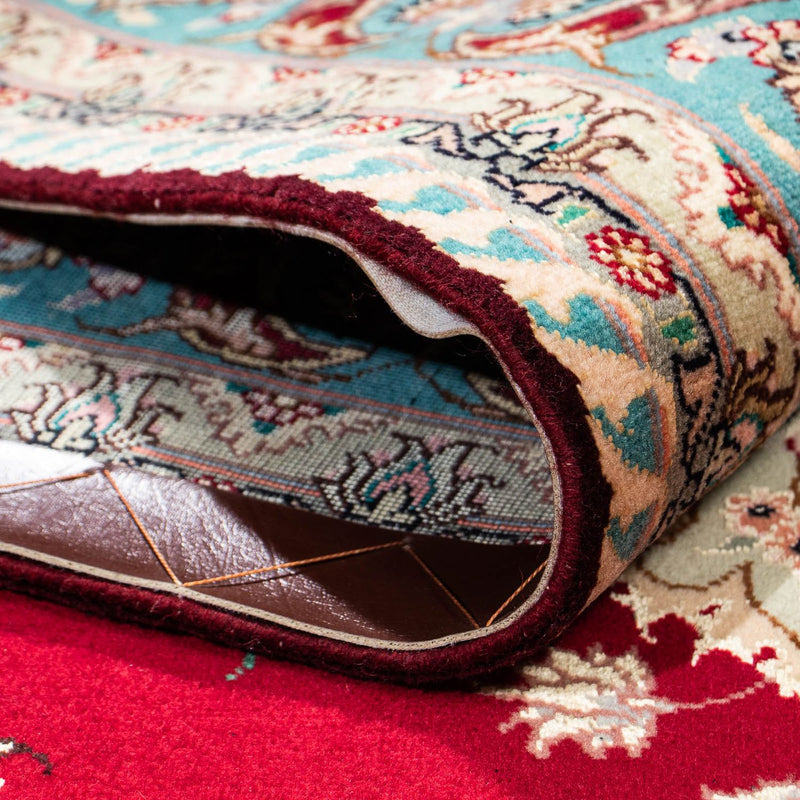 Persisk matta - Tabriz - Royal - 204 x 153 cm - mörkröd