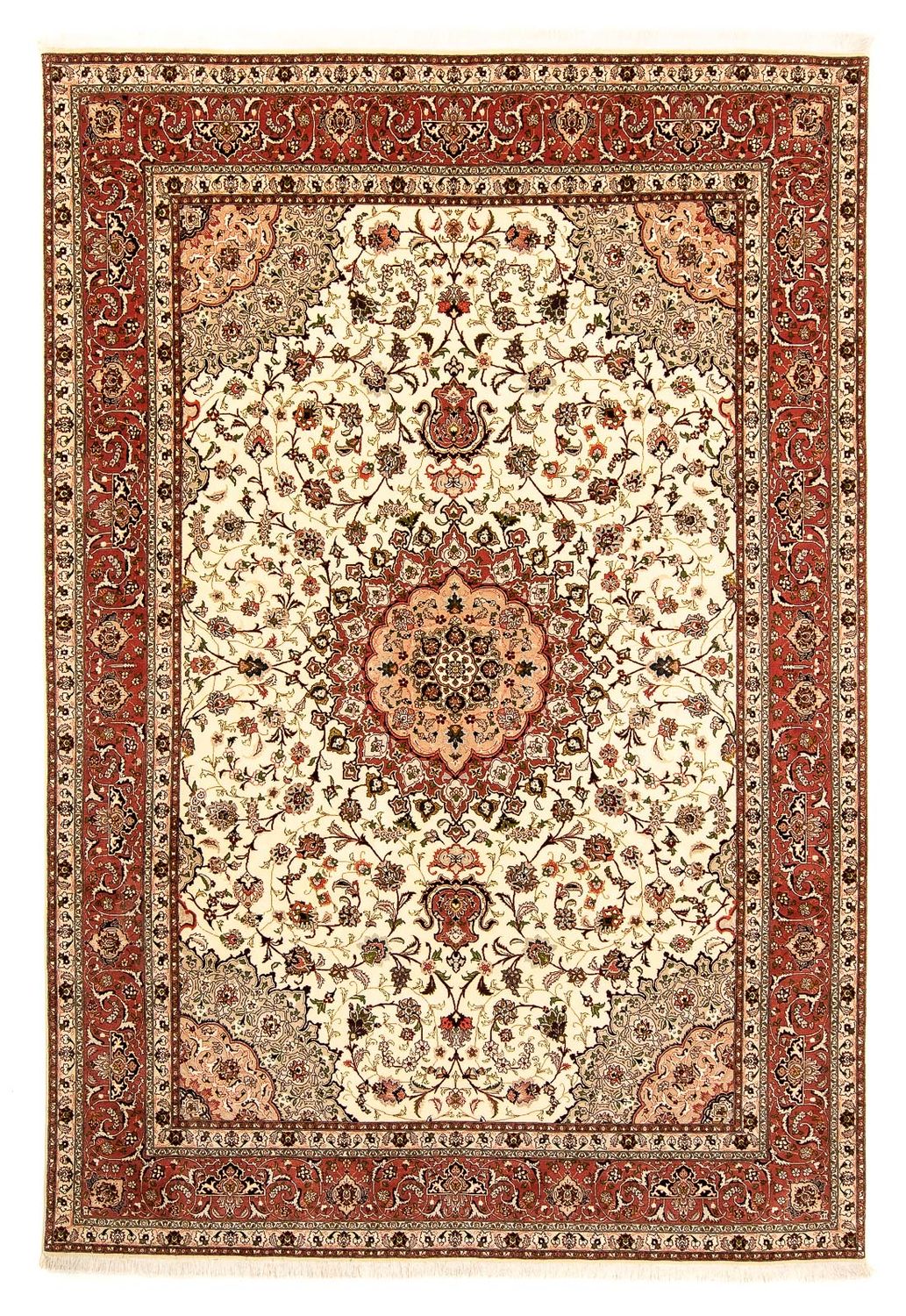 Persisk matta - Tabriz - Royal - 359 x 248 cm - beige