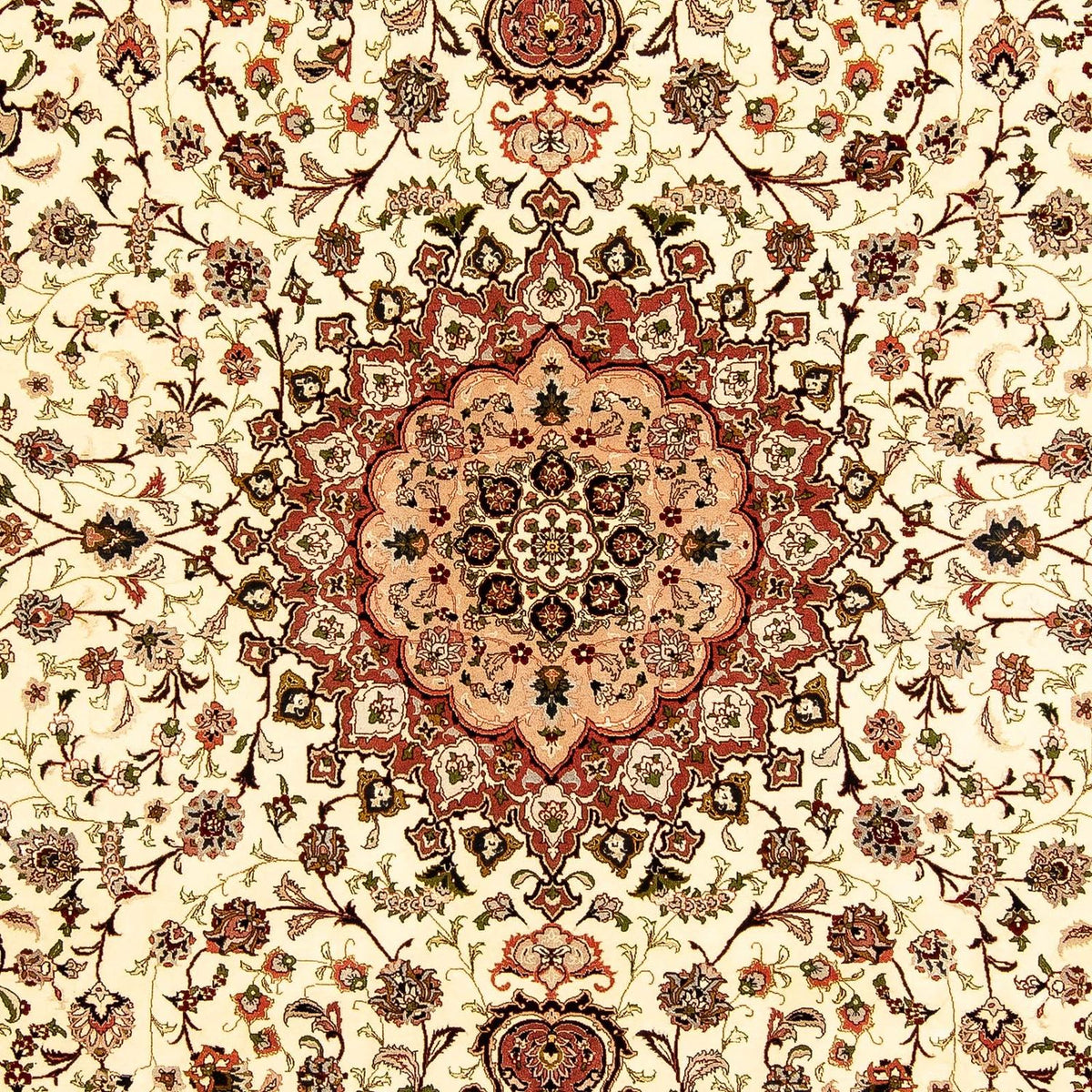 Persisk matta - Tabriz - Royal - 359 x 248 cm - beige