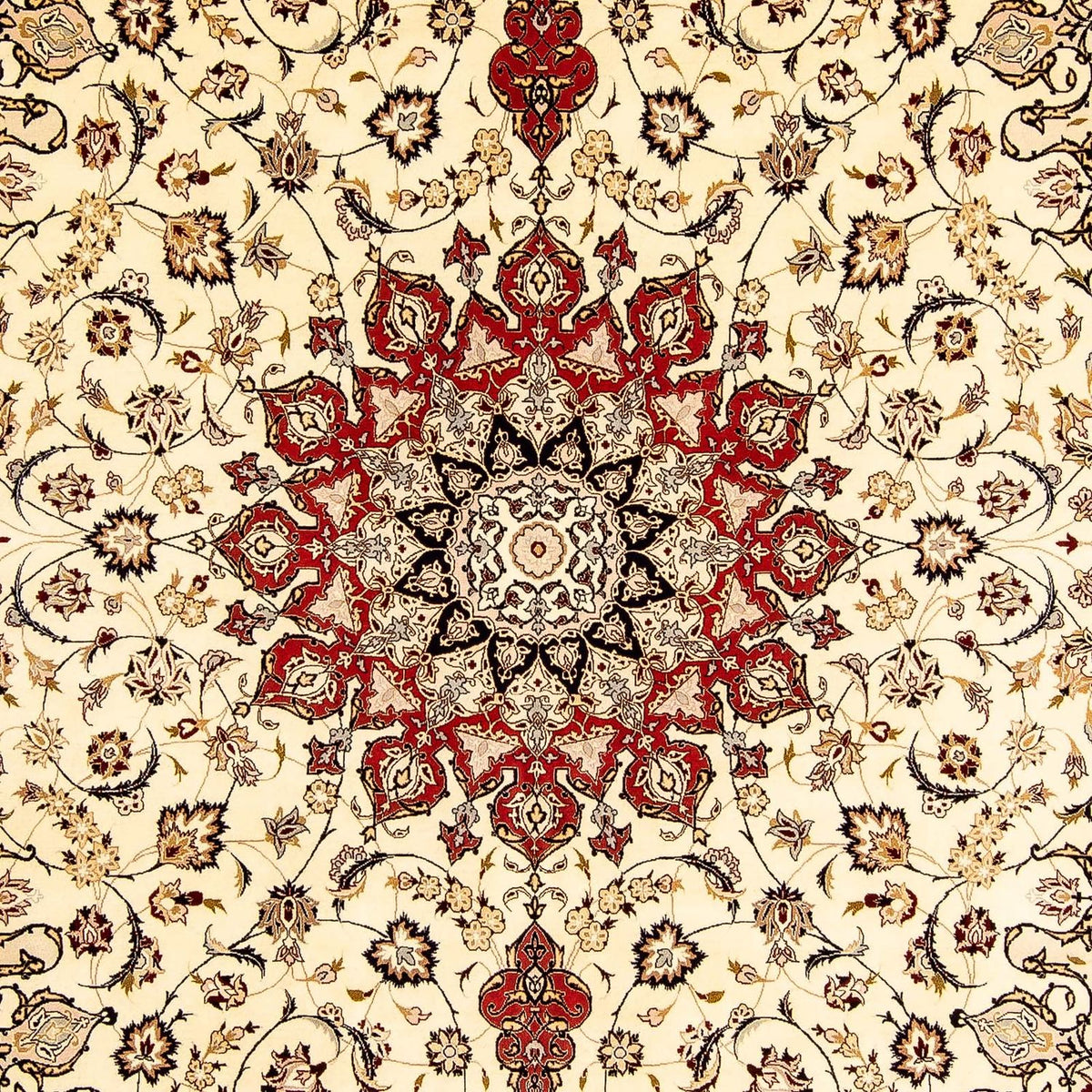 Persisk matta - Tabriz - Royal - 348 x 254 cm - beige