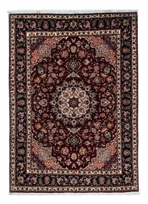 Persisk matta - Tabriz - Royal - 214 x 153 cm - mörkröd