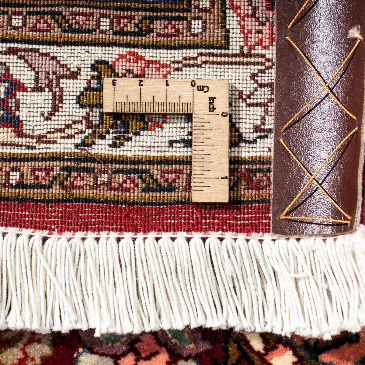 Persisk matta - Tabriz - Royal - 214 x 153 cm - mörkröd