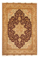 Persisk matta - Tabriz - Royal - 346 x 245 cm - ljusbrun