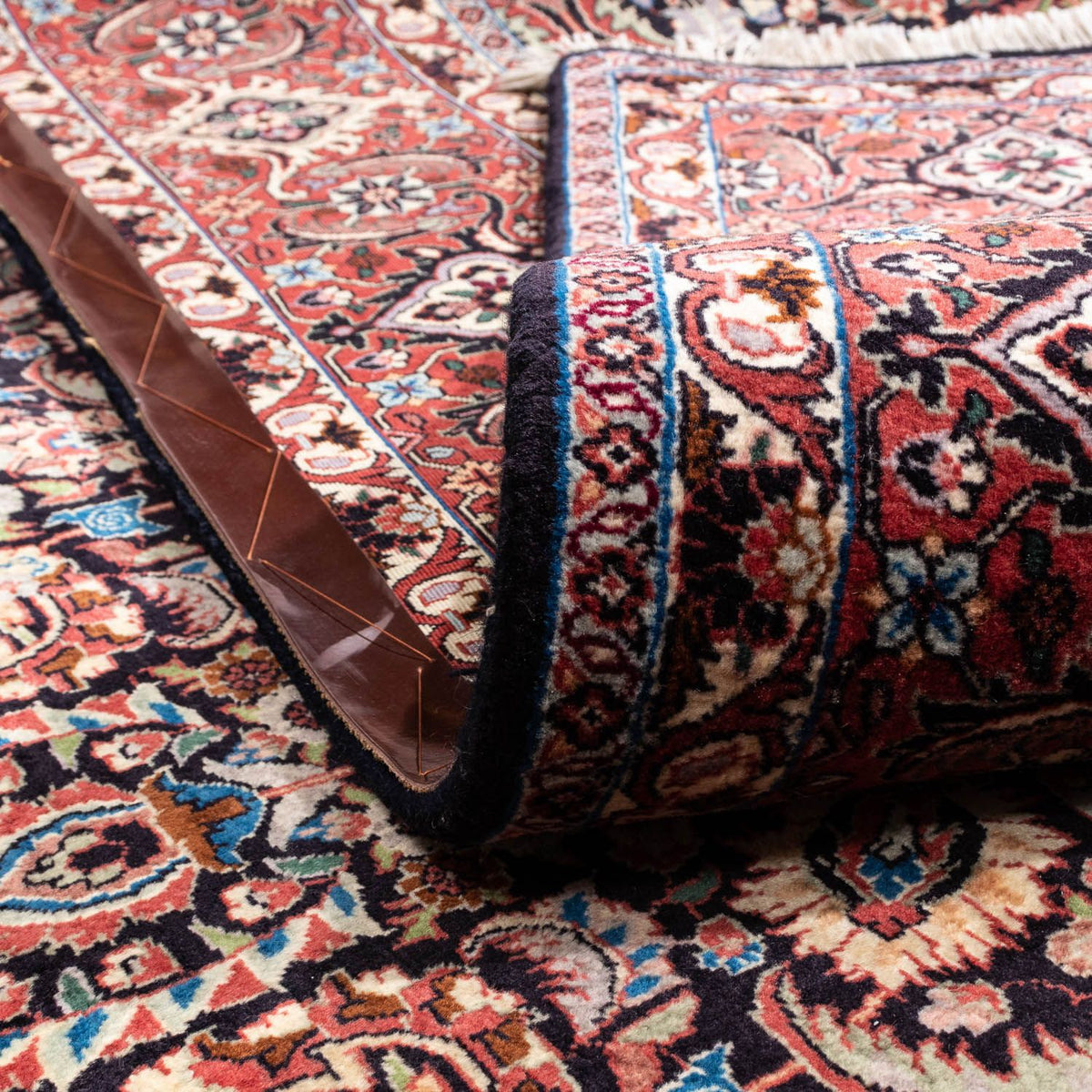 Persisk matta - Bijar - Royal - 348 x 258 cm - mörkblå