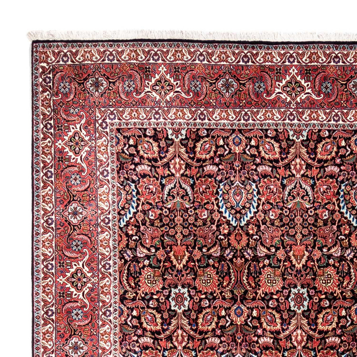 Persisk matta - Bijar - Royal - 342 x 256 cm - mörkblå