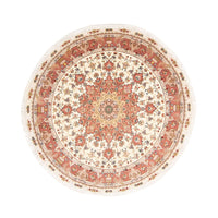 Persisk matta - Tabriz - Royal runt  - 207 x 207 cm - beige