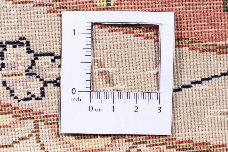 Persisk matta - Tabriz - Royal runt  - 207 x 207 cm - beige