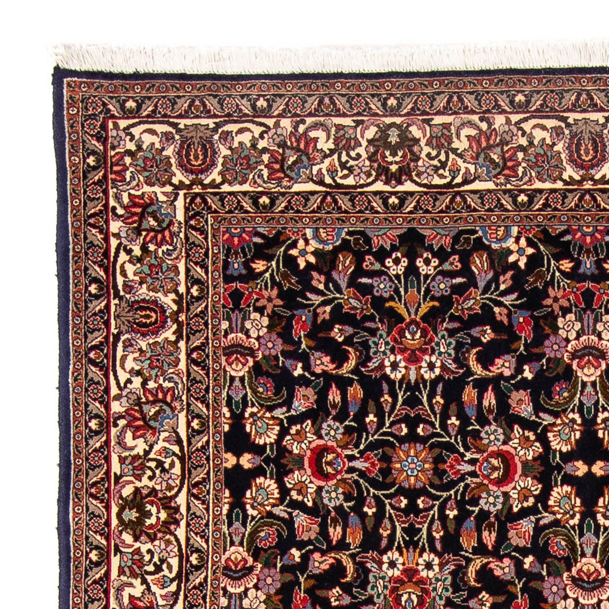 Persisk matta - Bijar - 266 x 150 cm - mörkblå