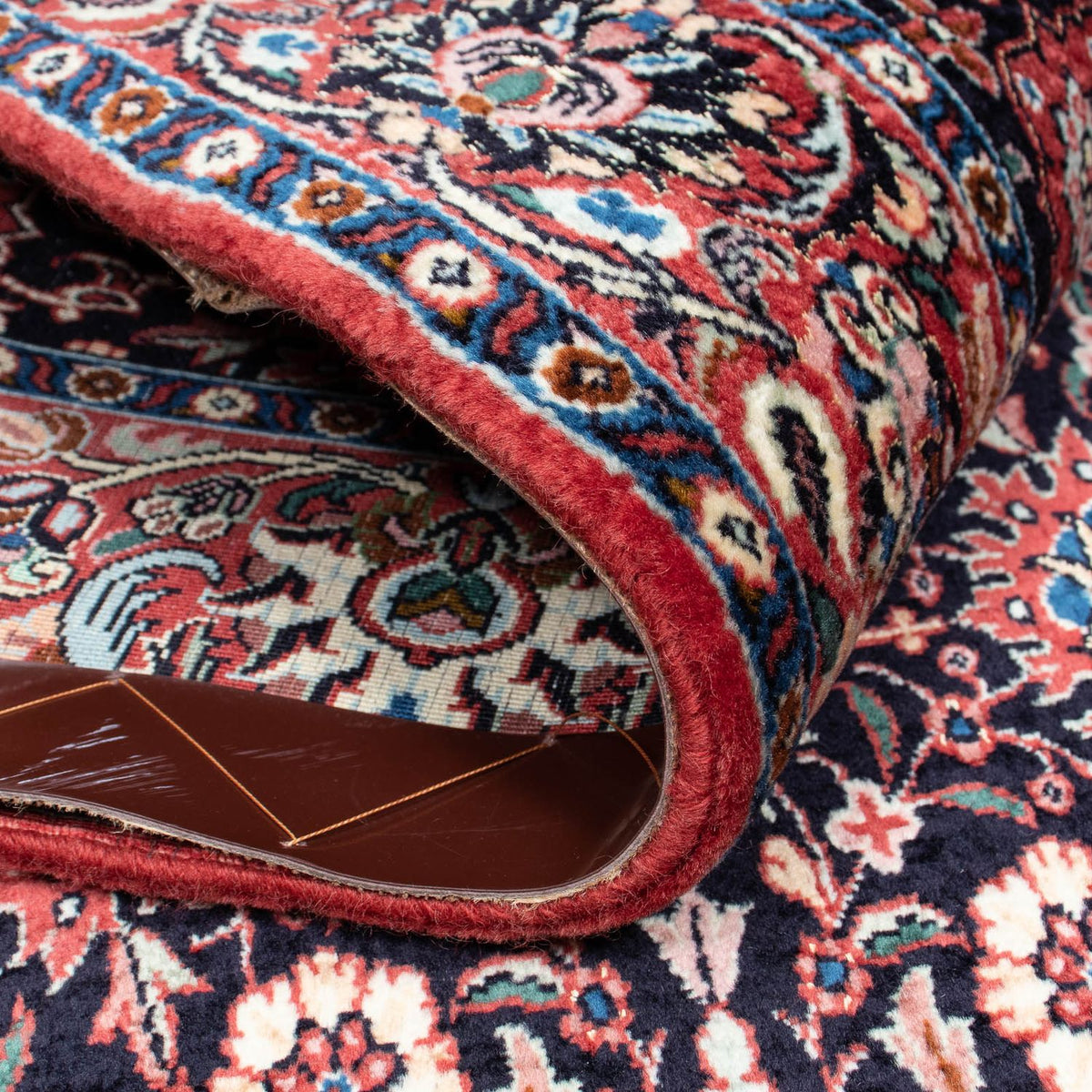 Persisk matta - Bijar - 219 x 130 cm - mörkblå