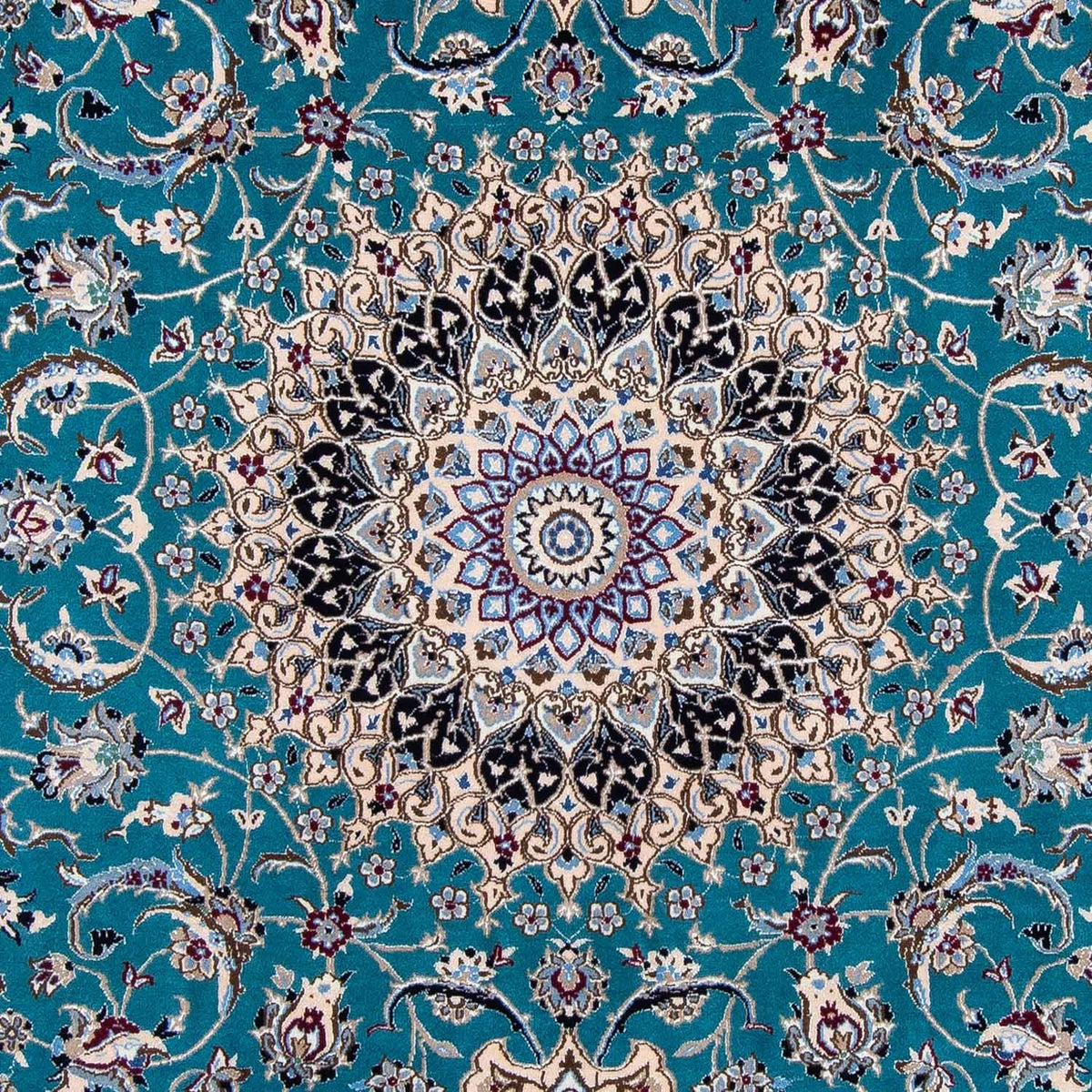 Persisk matta - Nain - Premium - 305 x 201 cm - havsblått