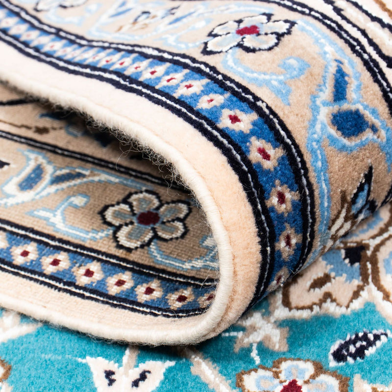 Persisk matta - Nain - Premium - 305 x 201 cm - havsblått