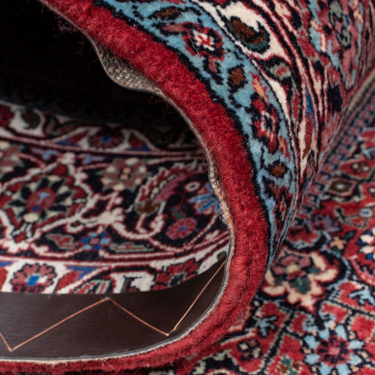 Persisk matta - Bijar - 203 x 130 cm - ljusröd