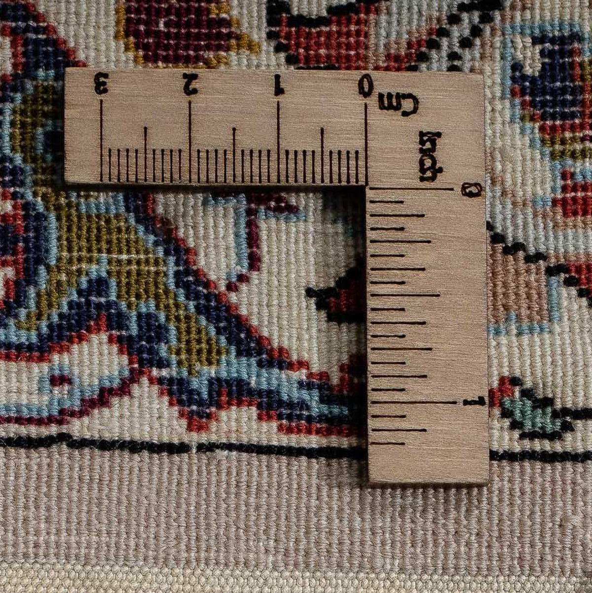 Persisk matta - Isfahan - Premium - 103 x 70 cm - ljusbrun