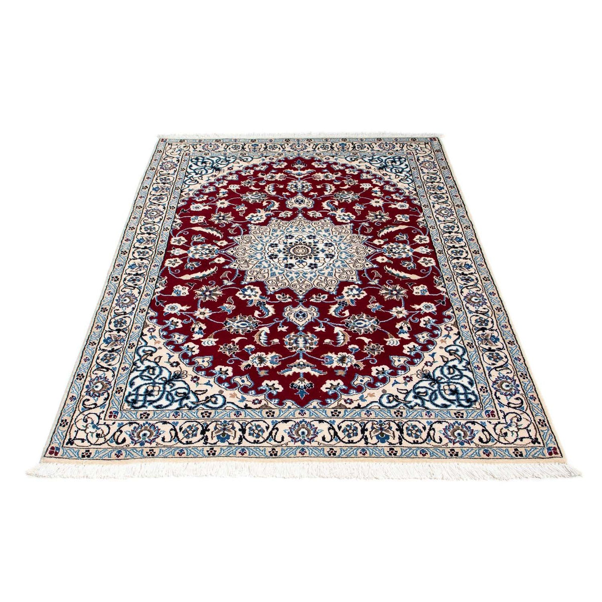 Persisk matta - Nain - Royal - 175 x 112 cm - mörkröd