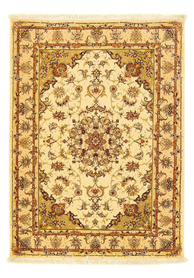 Persisk matta - Tabriz - Royal - 141 x 103 cm - beige