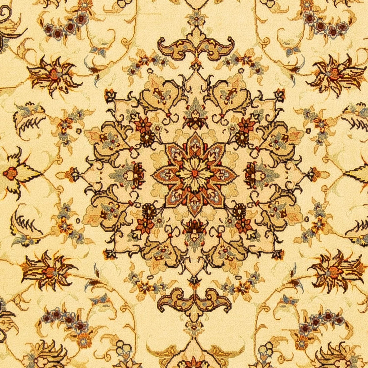 Persisk matta - Tabriz - Royal - 141 x 103 cm - beige