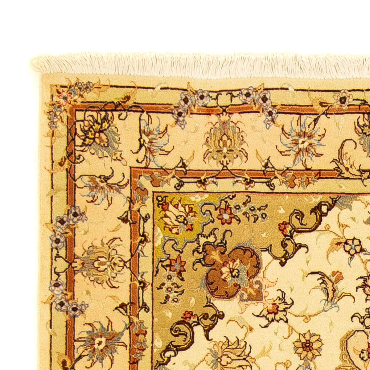 Persisk matta - Tabriz - Royal - 141 x 103 cm - beige