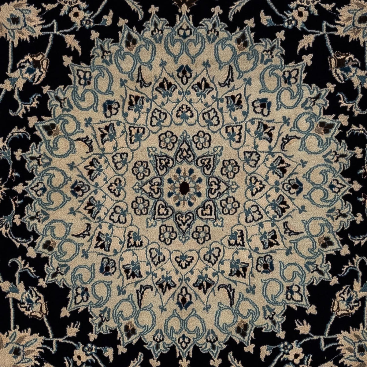 Persisk matta - Nain - Royal - 298 x 252 cm - svart