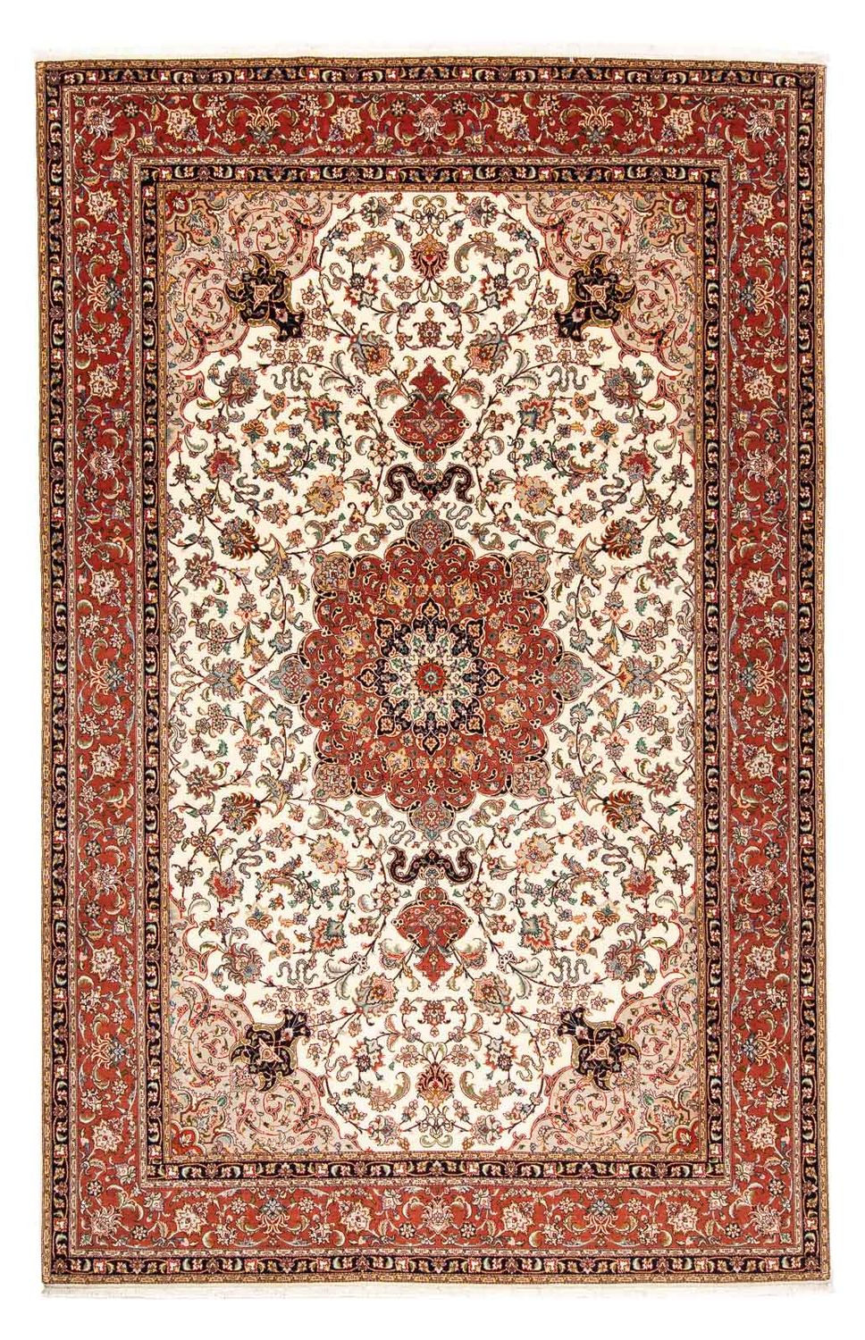 Persisk matta - Tabriz - Royal - 303 x 201 cm - beige