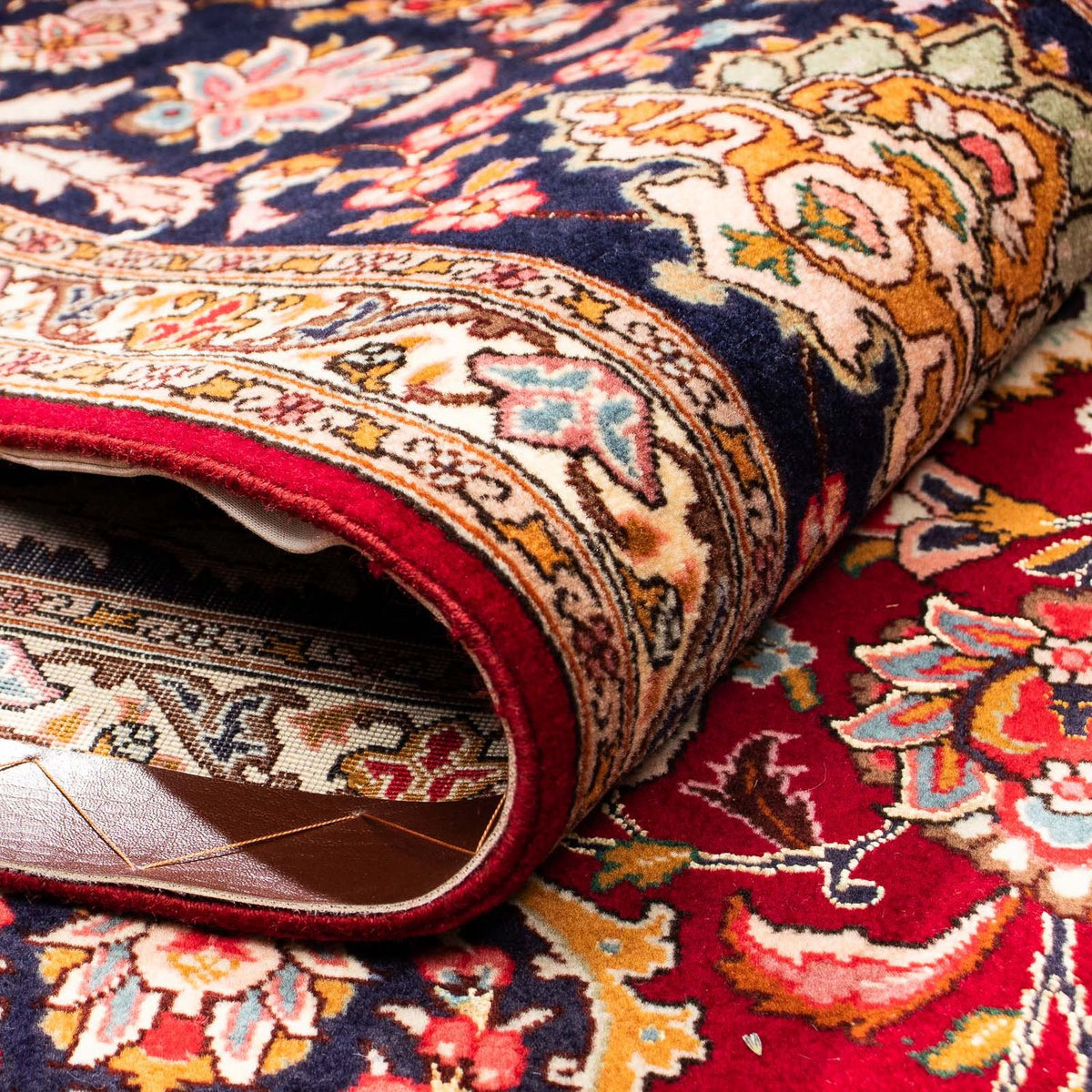 Persisk matta - Tabriz - Royal - 303 x 209 cm - mörkröd