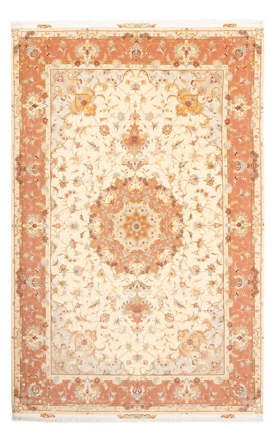 Persisk matta - Tabriz - Royal - 312 x 203 cm - beige