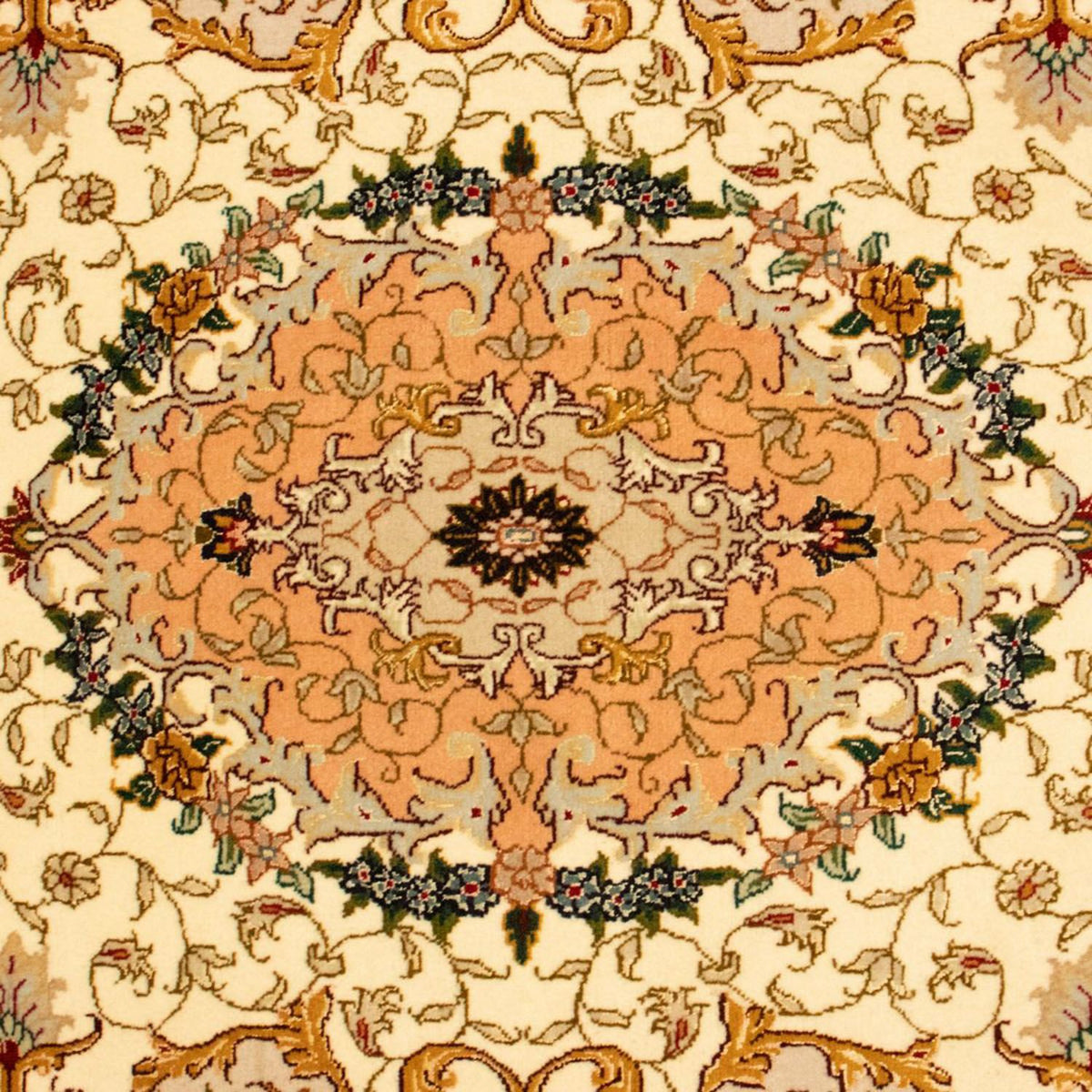 Persisk matta - Tabriz - Royal - 151 x 100 cm - beige