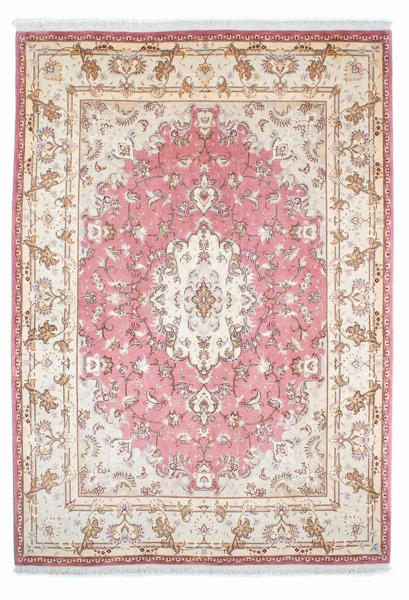 Persisk matta - Tabriz - Royal - 236 x 166 cm - rosa