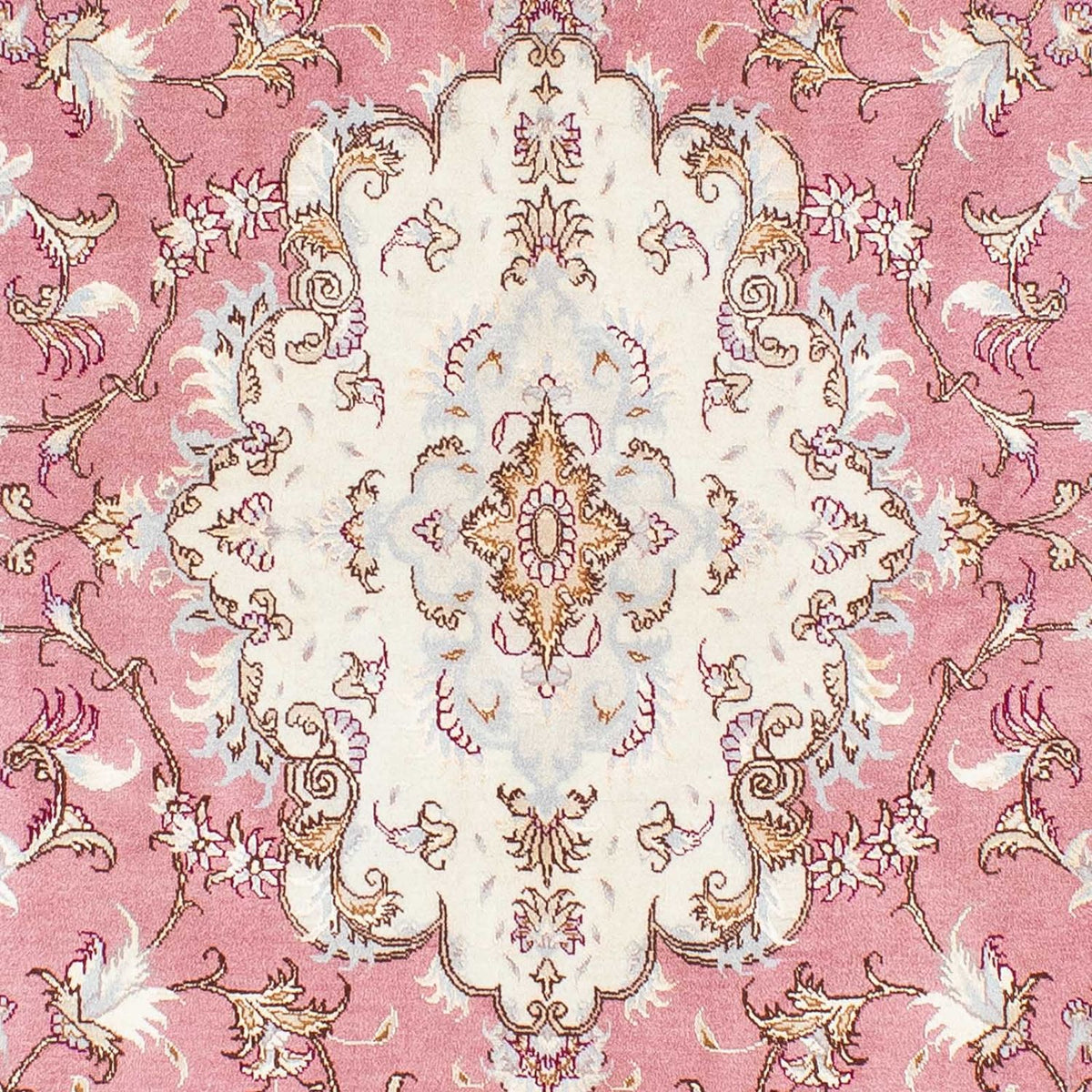 Persisk matta - Tabriz - Royal - 236 x 166 cm - rosa