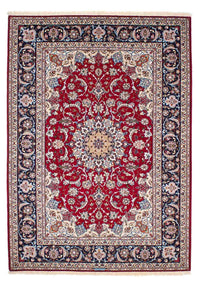 Persisk matta - Isfahan - Premium - 227 x 164 cm - mörkröd